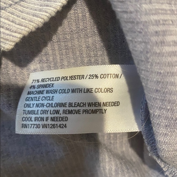 Wild Fable Light Gray Ribbed Top - Picture 2 of 4